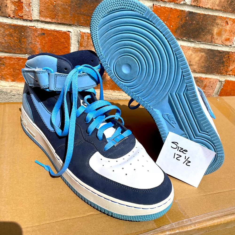 Mens Nike Air Force One AF1 Obsidian